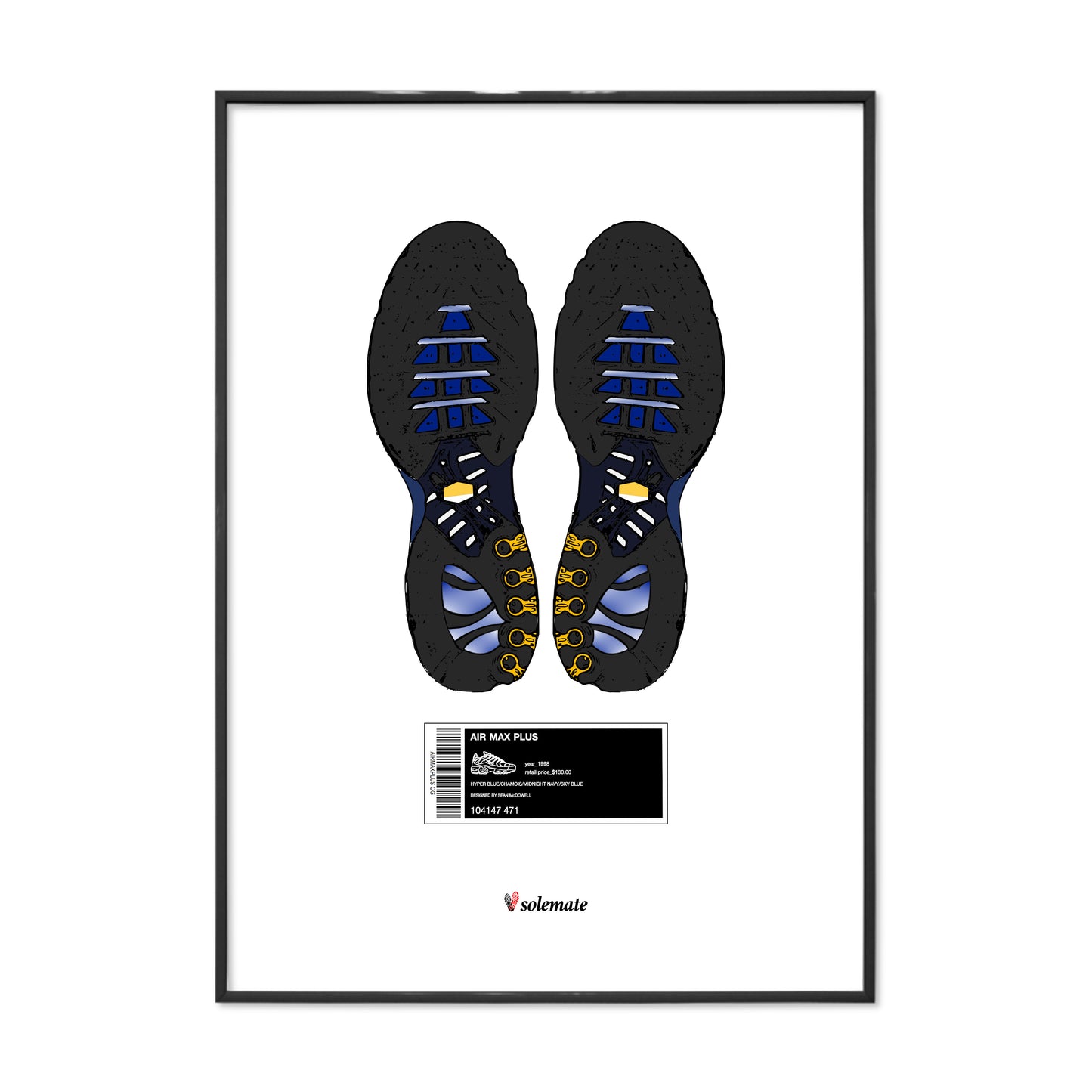 AMPlus Footprints Print