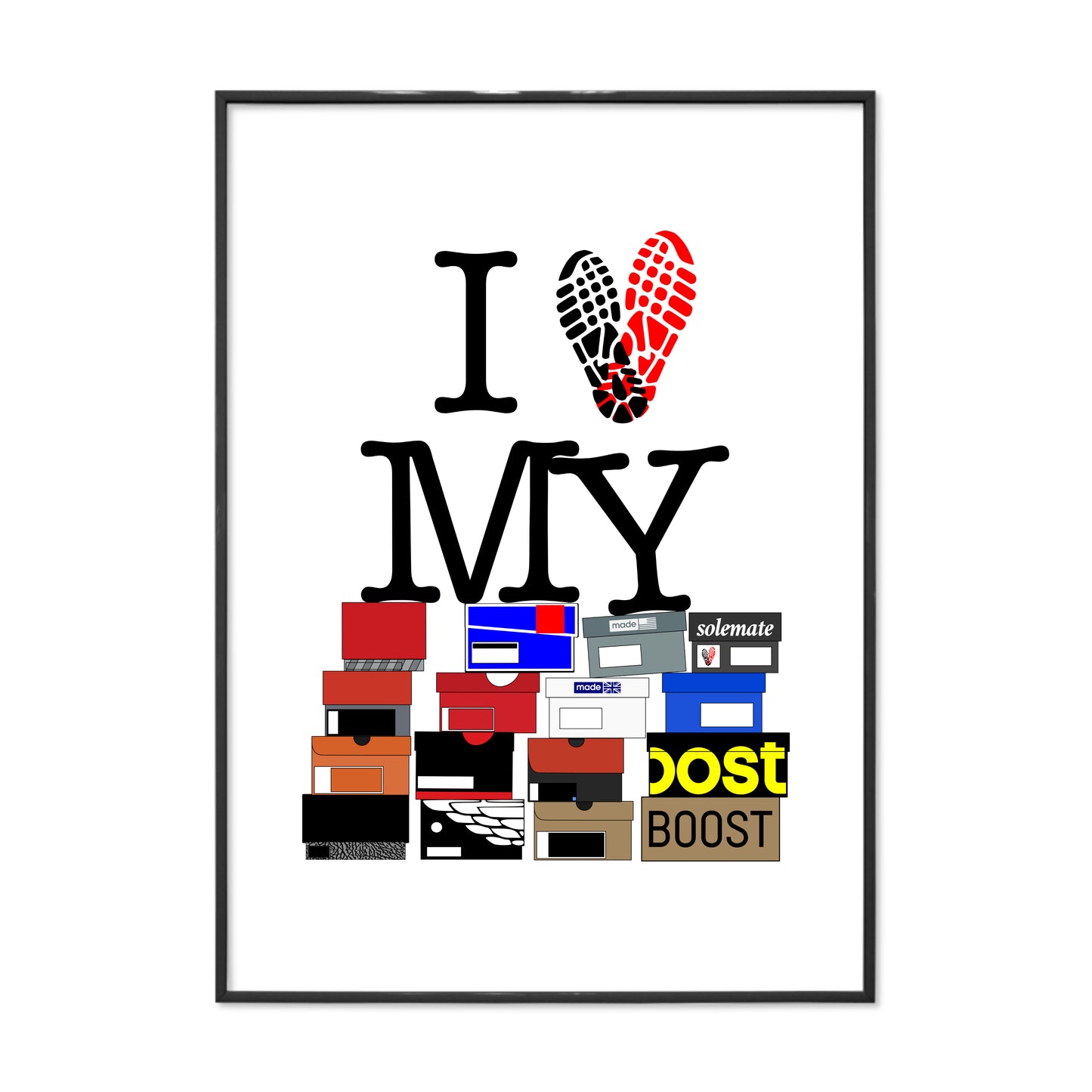 I ❤️ MY Sneakers Print
