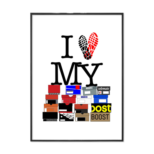 I ❤️ MY Sneakers Print