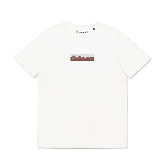 Wave Brown Box Logo T-Shirt