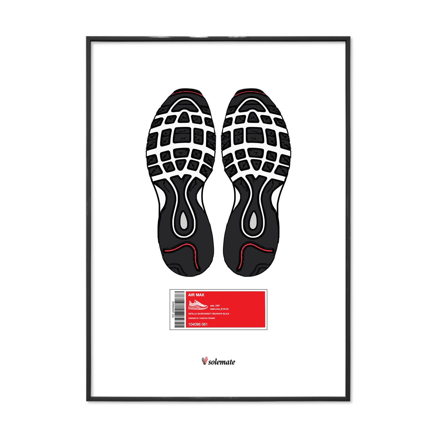 AM97 Footprints Print