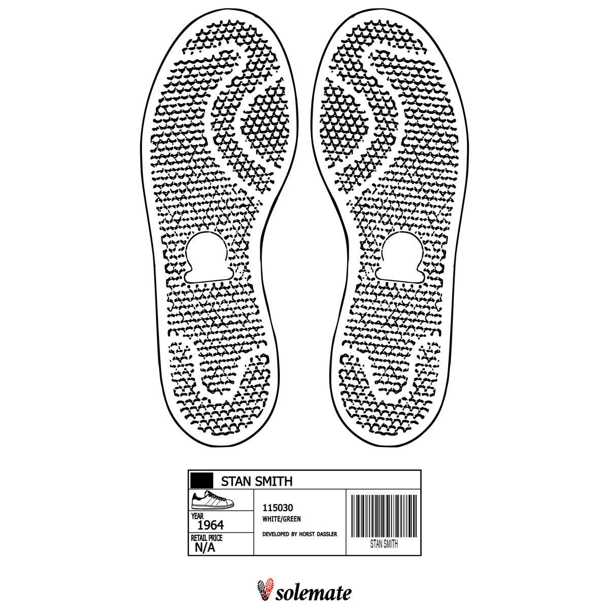 Stan Smith Footprints T-Shirt