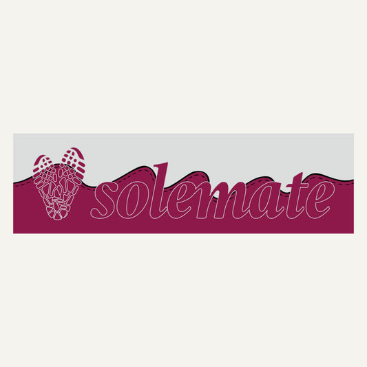 Wave Maroon Box Logo T-Shirt